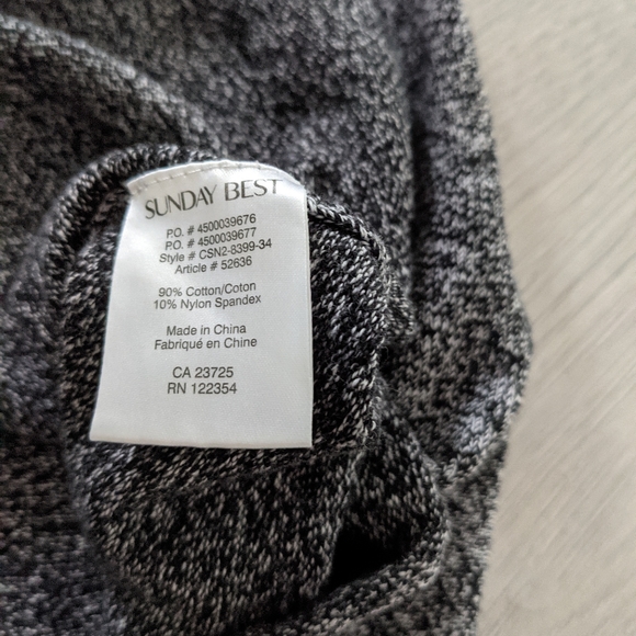 Sunday Best Heathered Grey Tolle Dress - Picture 4 of 6